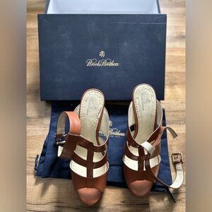 Brooks brothers strap sandals